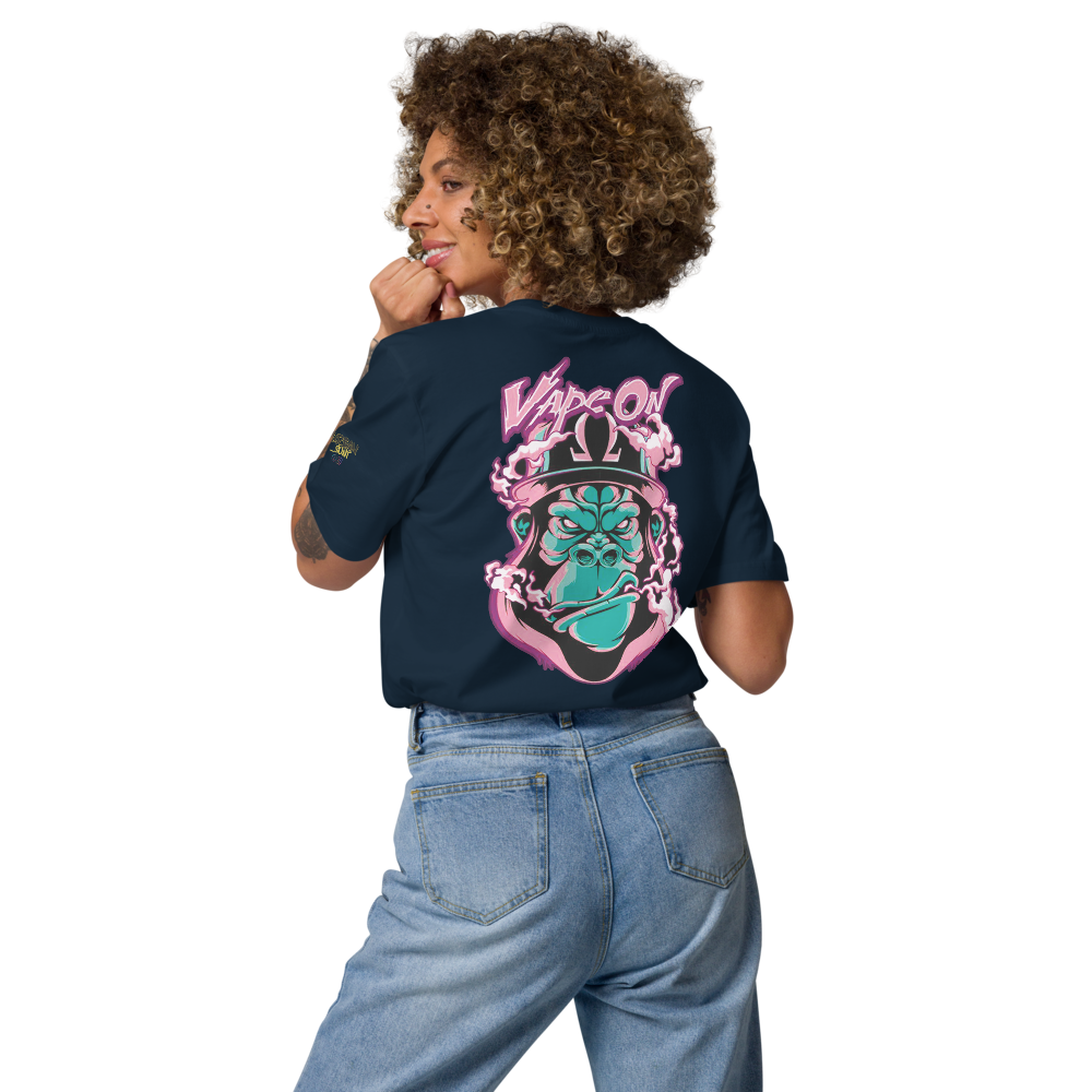 GORILLA VAPE ON unixes cotton t-shirt