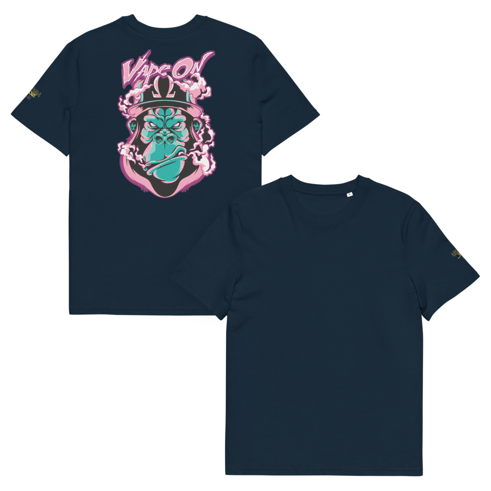 GORILLA VAPE ON unixes cotton t-shirt