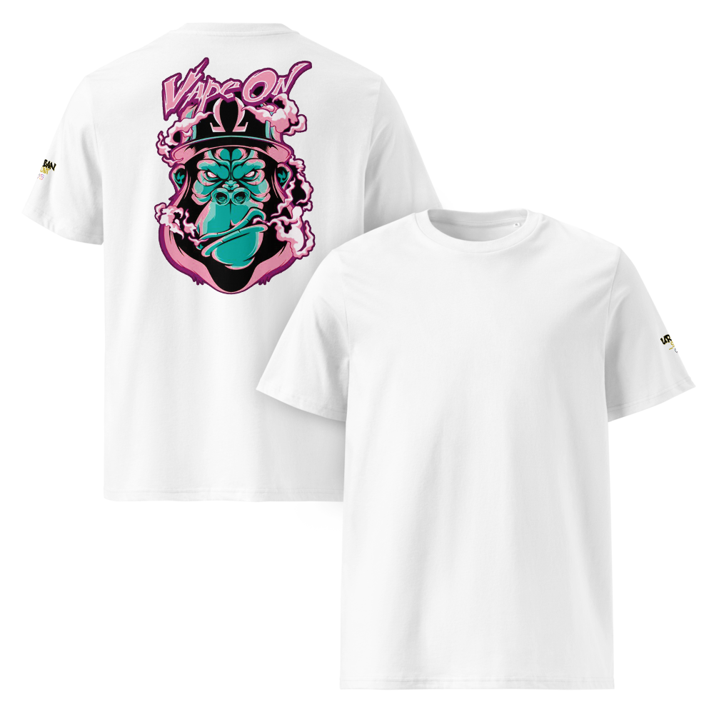 GORILLA VAPE ON unixes cotton t-shirt